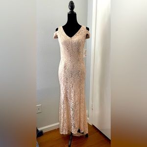 Cream colored sparkle dress